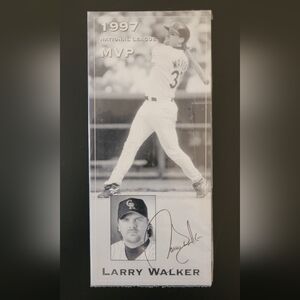1997 Larry Walker Signed Card